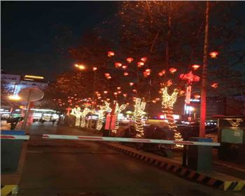 寧夏西安唐都醫院2019春節幾日亮化布置